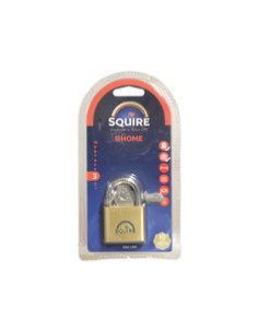 Squire Solid Brass Lion Range Padlock - Latón, Anchura...