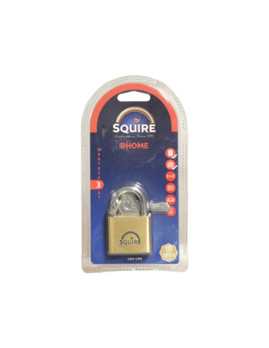 Squire Solid Brass Lion Range Padlock - Latón,...