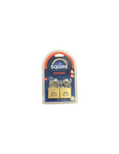 Squire Solid Brass Lion Range Padlock - Latón, Anchura del cuerpo: 39.5mm (Clasificación de seguridad: 3)