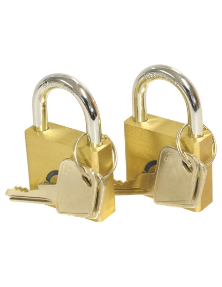 Squire Solid Brass Lion Range Padlock - Latón, Anchura del cuerpo: 39.5mm (Clasificación de seguridad: 3)