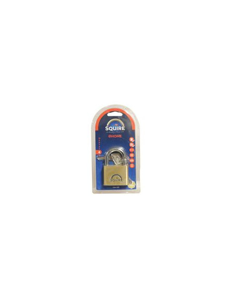 Squire Solid Brass Lion Range Padlock - Latón, Anchura del cuerpo: 51mm (Clasificación de seguridad: 4)