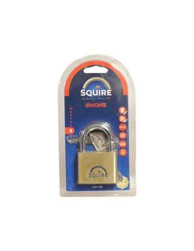Squire Solid Brass Lion Range Padlock - Latón,...