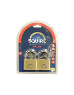 Squire Solid Brass Lion Range Padlock - Latón, Anchura...