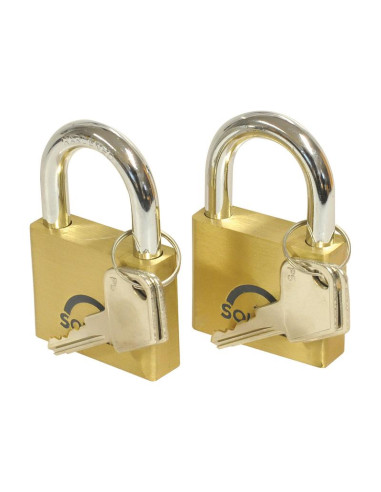 Squire Solid Brass Lion Range Padlock - Latón,...