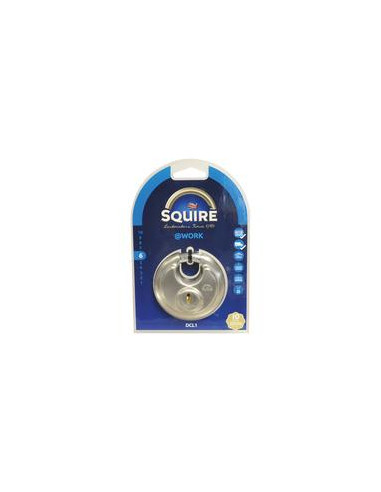 Squire Squire DCL Range Padlocks - Acero Inoxidable, Anchura del cuerpo: 70mm (Clasificación de seguridad: 6)