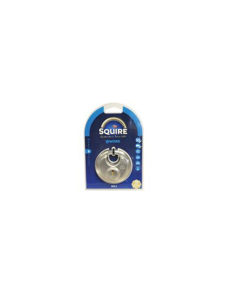 Squire Squire DCL Range Padlocks - Acero Inoxidable, Anchura del cuerpo: 70mm (Clasificación de seguridad: 6)