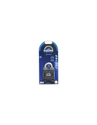 Squire Stronghold Padlock - Hardened Acero, Anchura del cuerpo: 50mm (Clasificación de seguridad: 9)