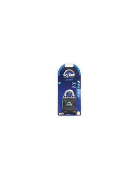 Squire Stronghold Padlock - Hardened Acero, Anchura del cuerpo: 50mm (Clasificación de seguridad: 9)