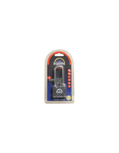 Squire Stronglock Pin Tumbler Padlock - Acero, Anchura del cuerpo: 38mm (Clasificación de seguridad: 4)