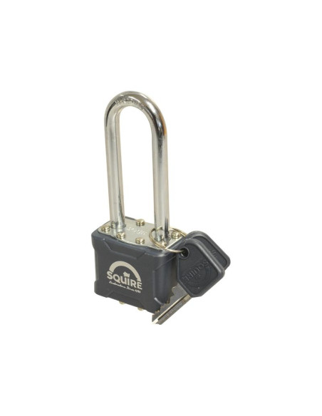Squire Stronglock Pin Tumbler Padlock - Acero, Anchura del cuerpo: 38mm (Clasificación de seguridad: 4)