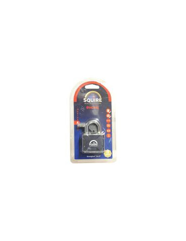 Squire Stronglock Pin Tumbler Padlock - Key Alike - Acero, Anchura del cuerpo: 49mm (Clasificación de seguridad: 4)