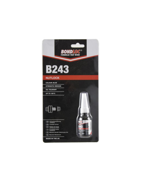 BondLoc B243 - Nutlock - Tolerante Al Aceite - 10ml