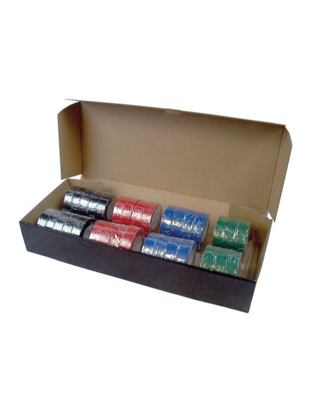 Cinta Aislante, Anchura: 19mm x Longitud: 20m 32 pzas.)