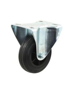 Fija Goma Ruedas Goma - Capacidad: 100kgs, Ø rueda: 125mm