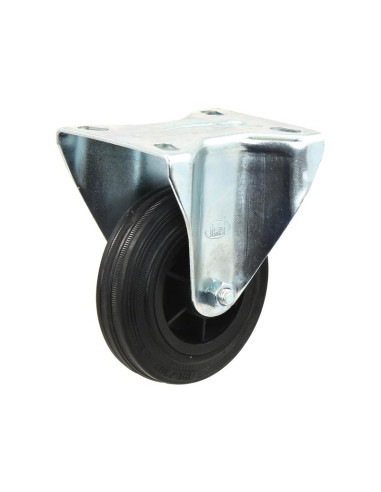 Fija Goma Ruedas Goma - Capacidad: 50kgs, Ø...