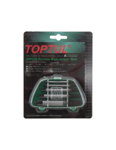 5 pzas. Juego de extractor de tornillos