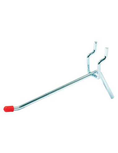 Gancho sencillo para colocar en panel o listón...