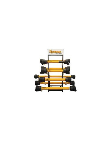Soporte expositor de ejes TDF - Ejes TDF no suministrados Negro