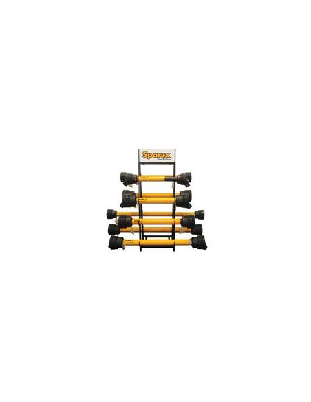 Soporte expositor de ejes TDF - Ejes TDF no suministrados Negro