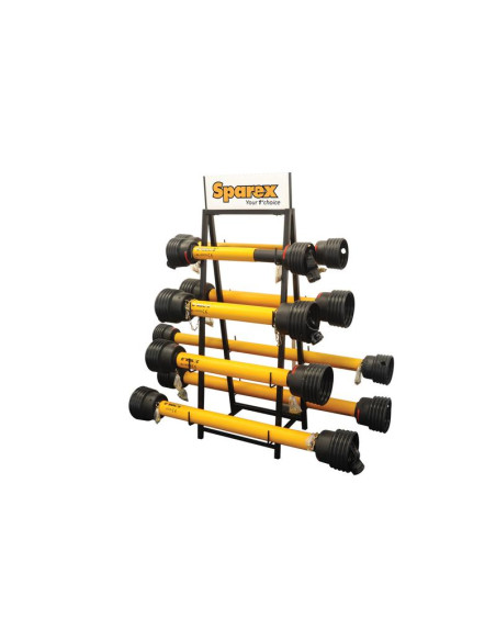 Soporte expositor de ejes TDF - Ejes TDF no suministrados Negro