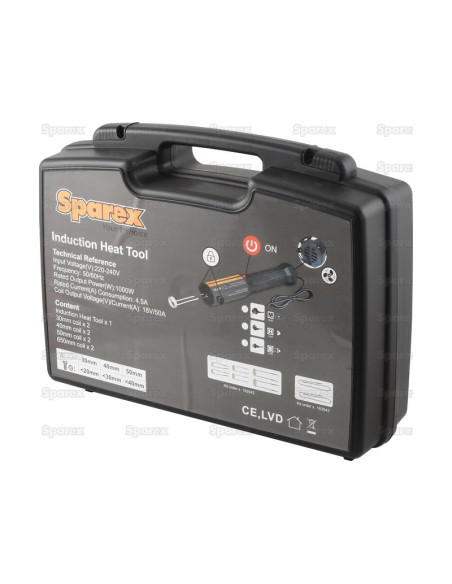 Herramienta de calentador de inducción, Europeo - 2 Clavijas