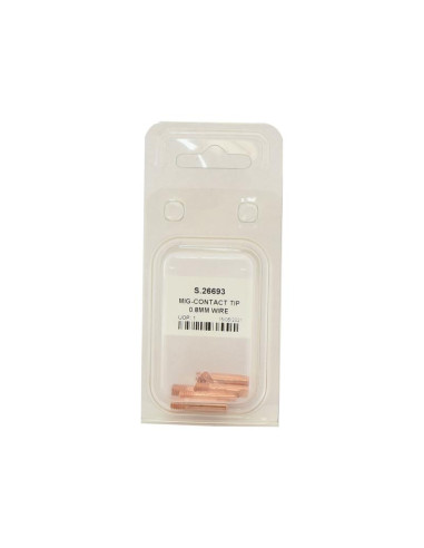PUNTAS DE CONTACTO MIG(M6X25MM) 0,8MM ALAMBRE