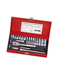 1/4'' Juego de Bocas Carraca (24pcs.)