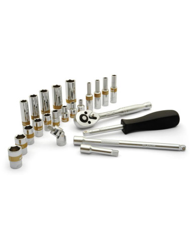 1/4'' Juego de Bocas Carraca (24pcs.)