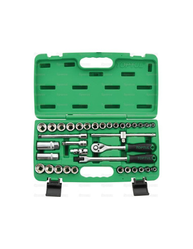 35 pza. Juego de tomas de brida de 3/8'' de...