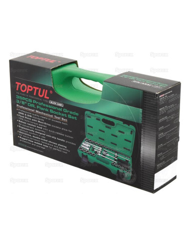 35 pza. Juego de tomas de brida de 3/8'' de...