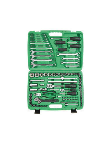 96 pza. Juego de herramientas de 1/4'' y 1/2''