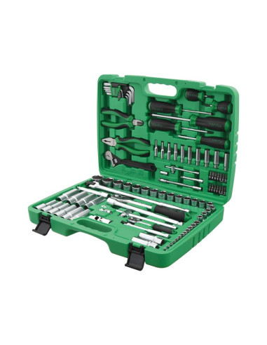 97 pza. Juego de herramientas de 1/4'' y 1/2''