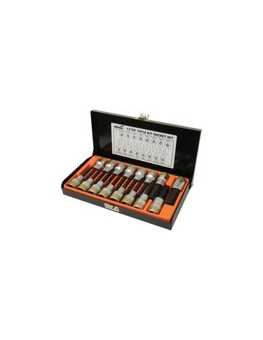 Juego de Bocas Carraca 1/2'' (16 pzas.)