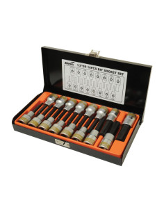 Juego de Bocas Carraca 1/2'' (16 pzas.) 2