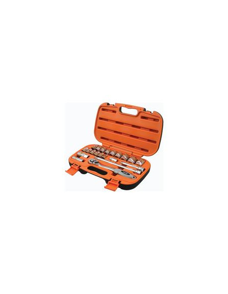 Juego de Bocas Carraca 1/2'' (21 pzas.)