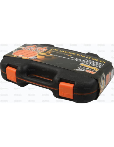 Juego de Bocas Carraca 1/2'' (21 pzas.)