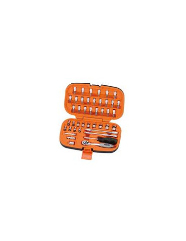 Juego de Bocas Carraca 1/4'' (44pcs.)