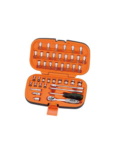 Juego de Bocas Carraca 1/4'' (44pcs.) 2