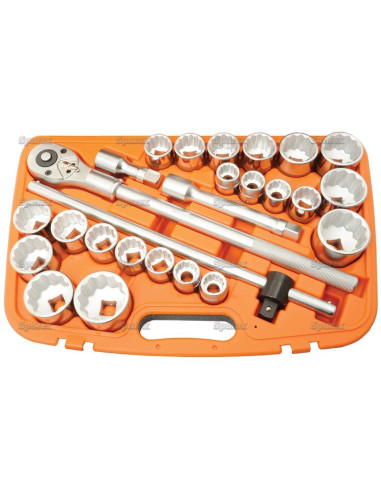 Juego de Bocas Carraca 3/4'' (26 pzas.)