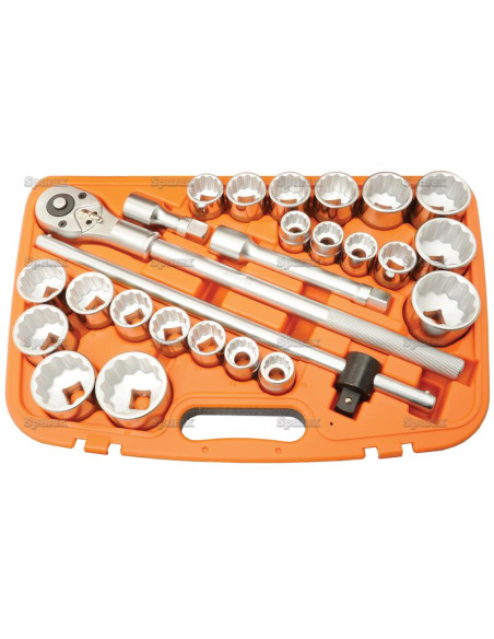 Juego de Bocas Carraca 3/4'' (26 pzas.)