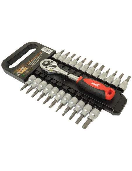 Juego de Bocas Carraca 3/8'' (24 pzas.)