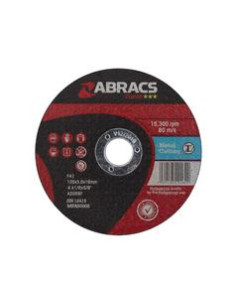 Disco de corte de metal plano Ø100 x 3 x 16mm A30RBF