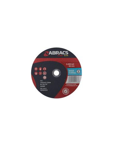 Disco de corte de metal plano Ø230 x 3 x 22.23mm A30RBF