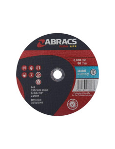 Disco de corte de metal plano Ø230 x 3 x 22.23mm A30RBF 2