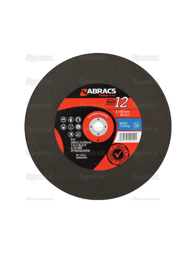 Disco de corte de metal plano Ø300 x 3 x 20mm...