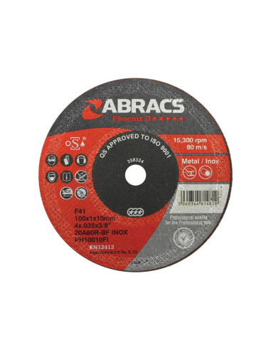 Disco de corte Ø100 x 1 x 10mm 20A60RBF