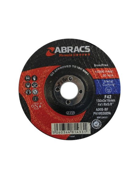 Disco de Corte Ø100 x 3 x 16mm A30RBF