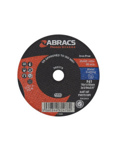 Disco de corte Ø75 x 1 x 10mm A46TBF 2