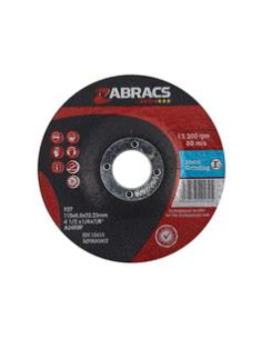 Disco de esmerilado de metal 115mm x 6mm x 22mm A24RBF