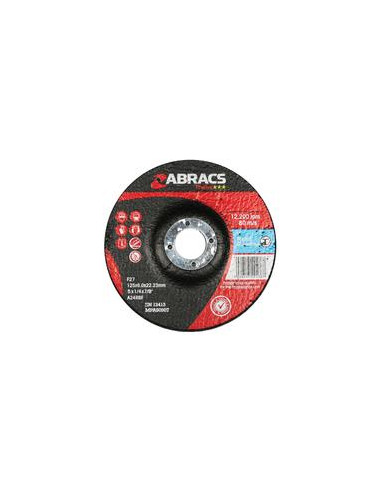 Disco de esmerilado de metal 125mm x 6mm x 22.23mm A24RBF